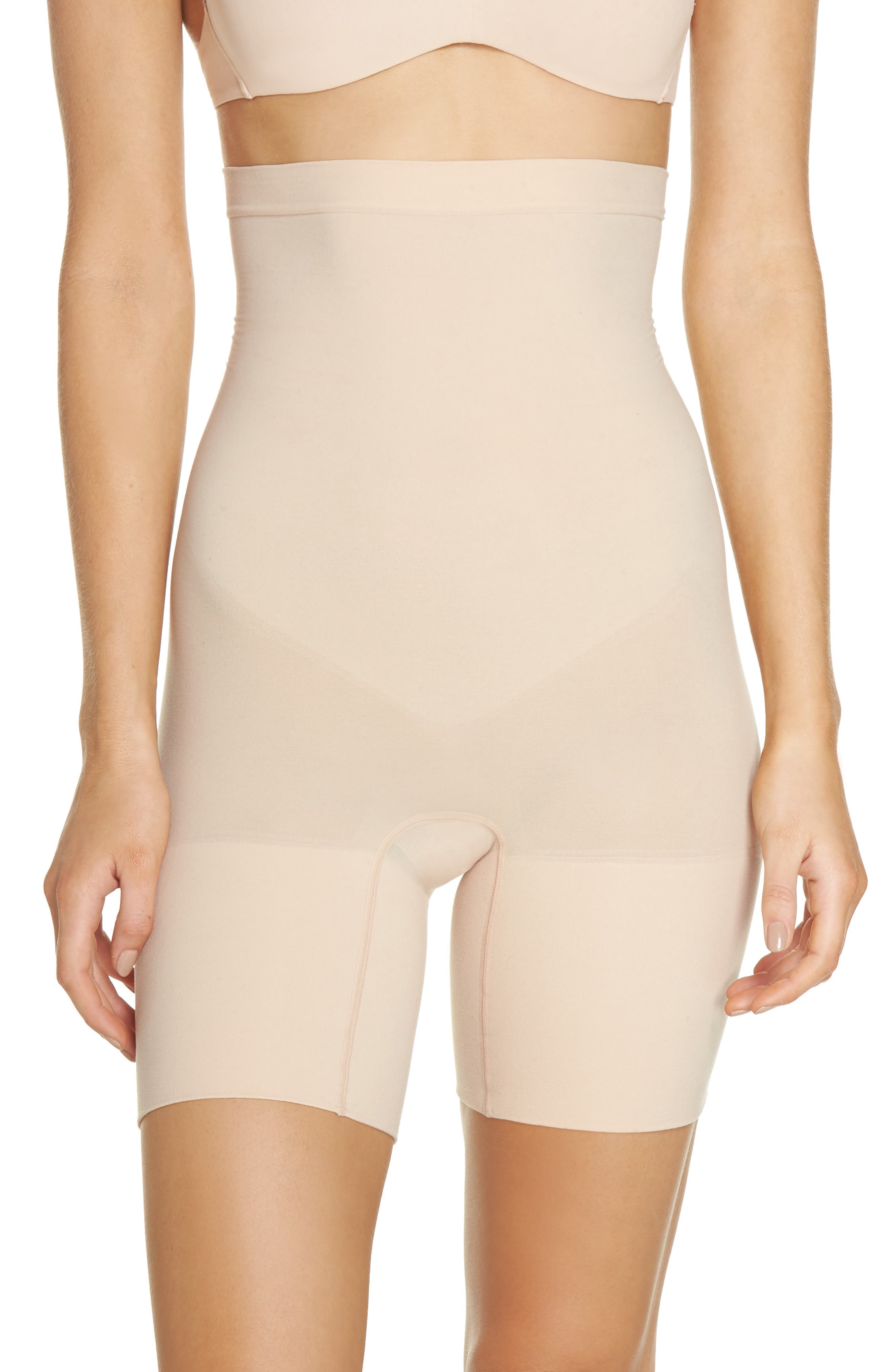 strapless body shaper with shorts