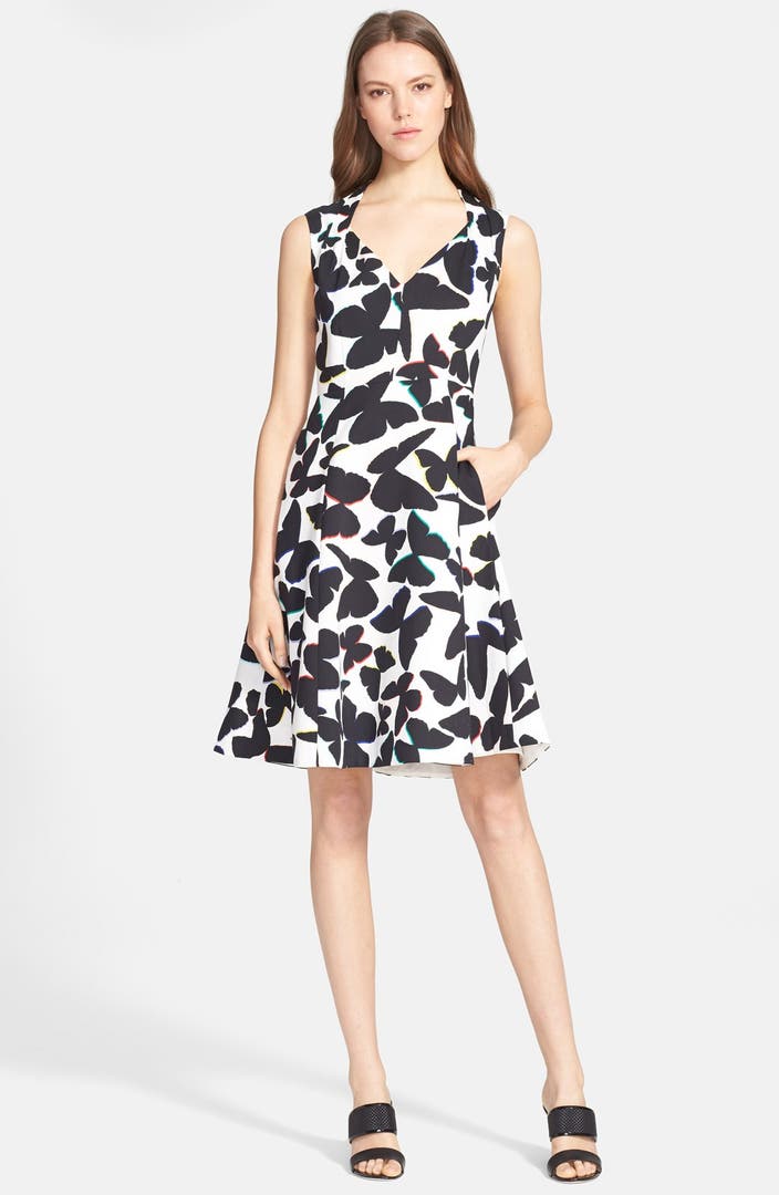 kate spade new york 'butterfly' fit & flare dress | Nordstrom