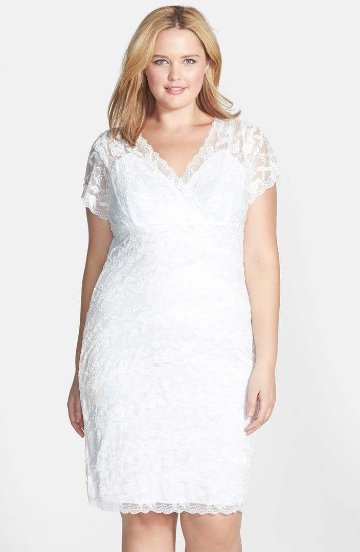 Marina Tiered Lace Dress (Plus Size) | Nordstrom