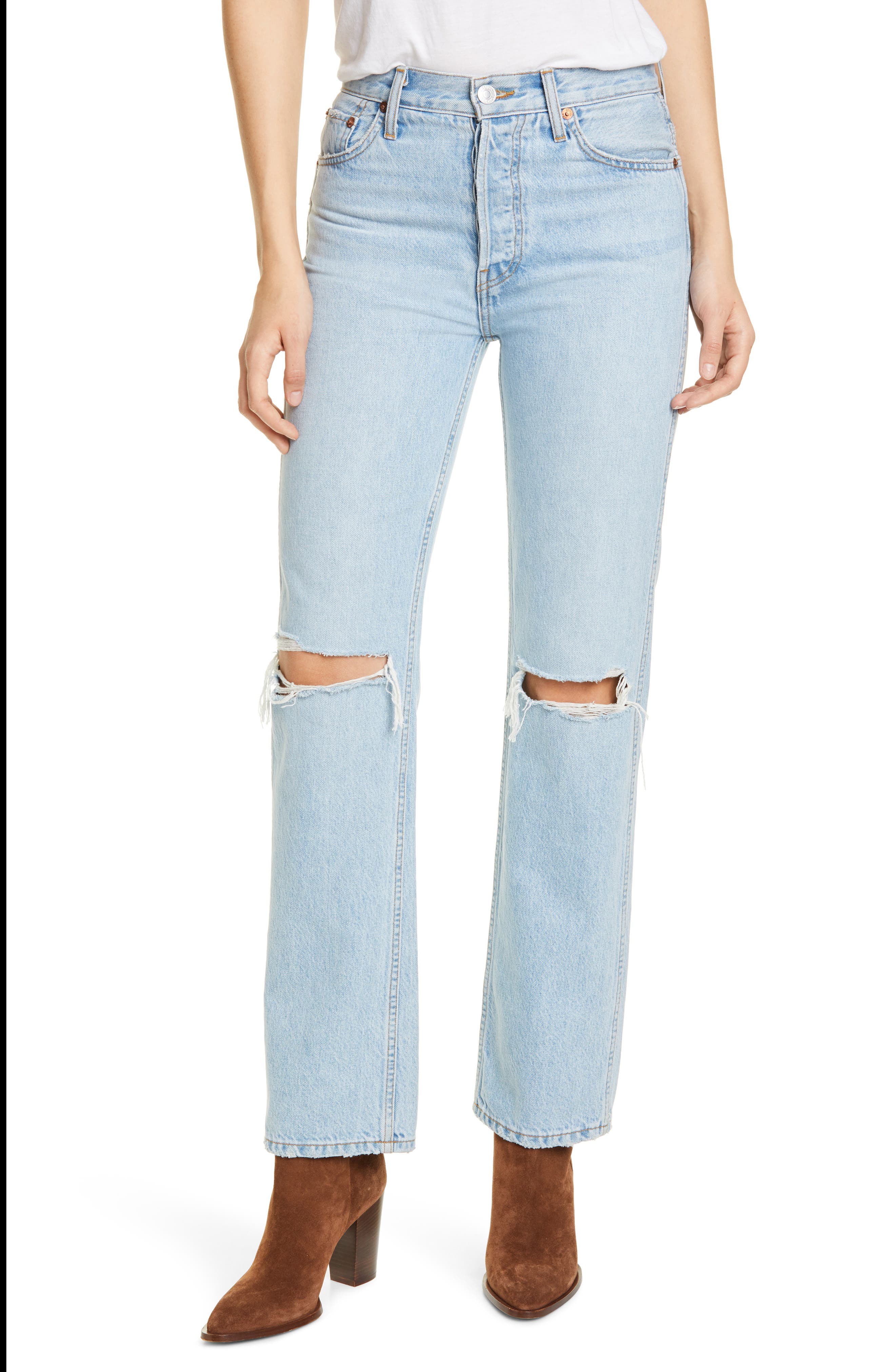 skinny jeans that are tight around the ankle