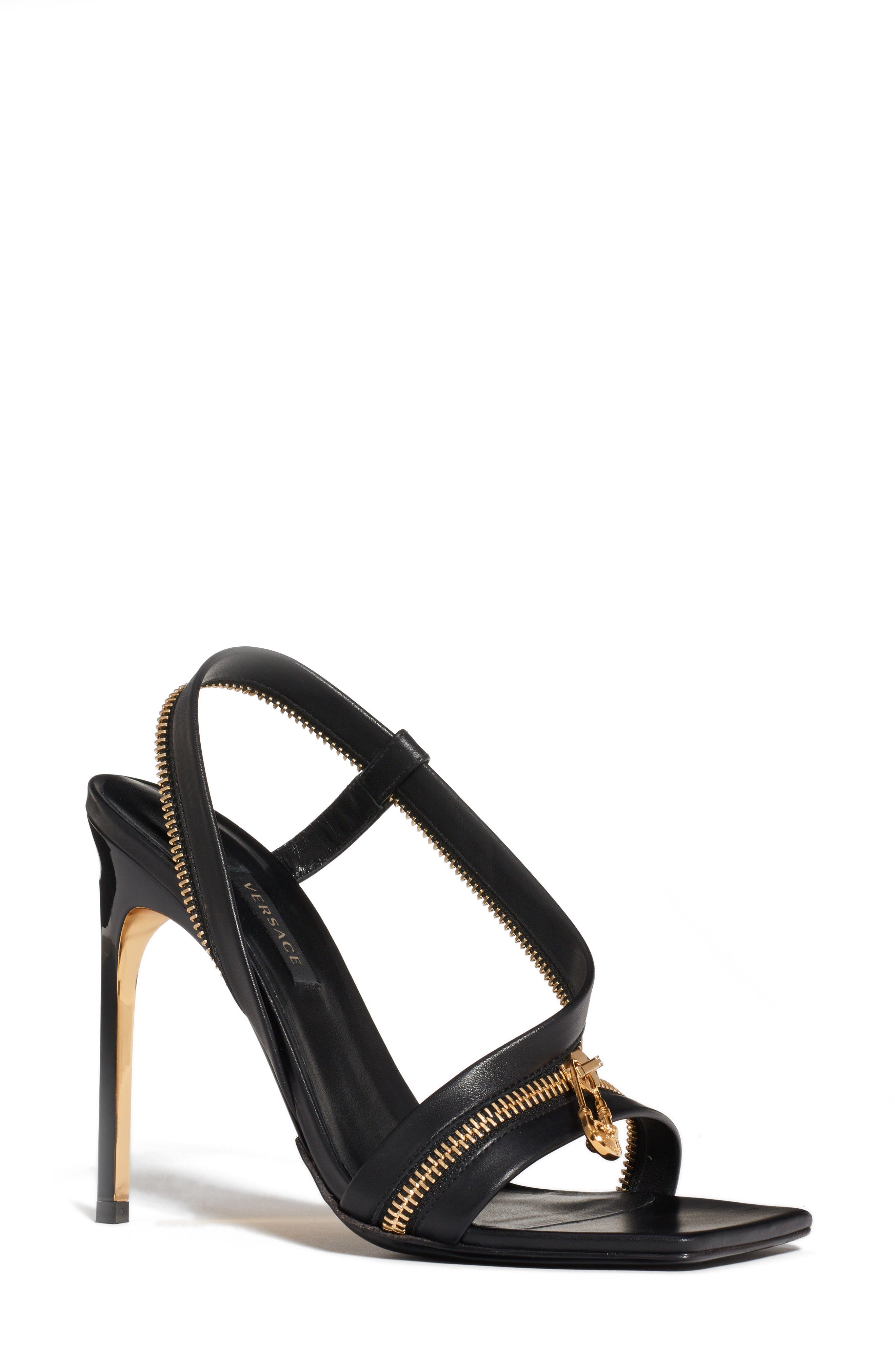 versace strappy heels
