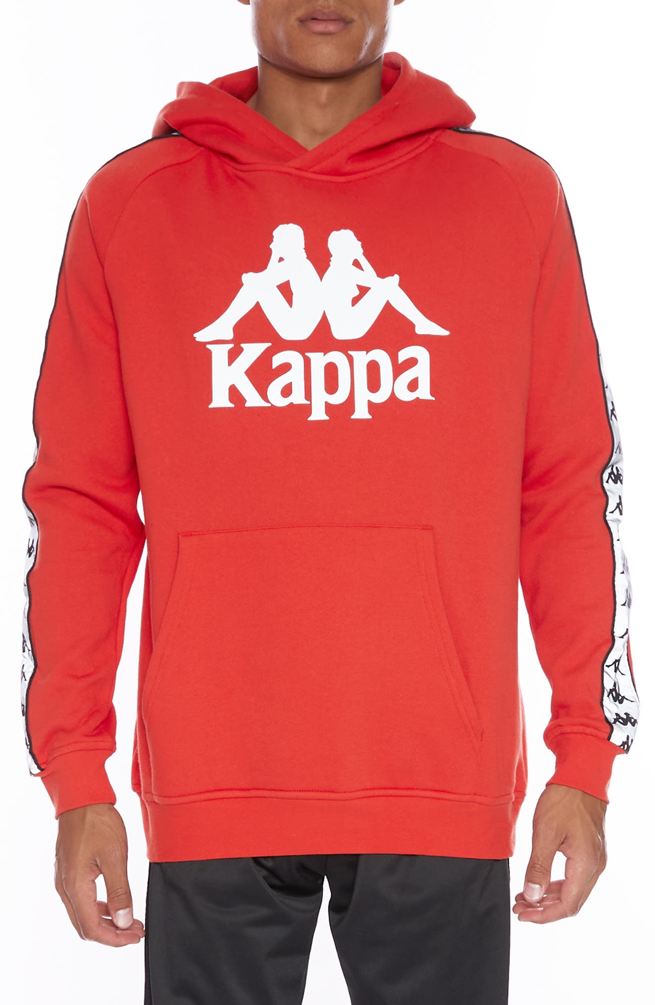 red kappa sweater