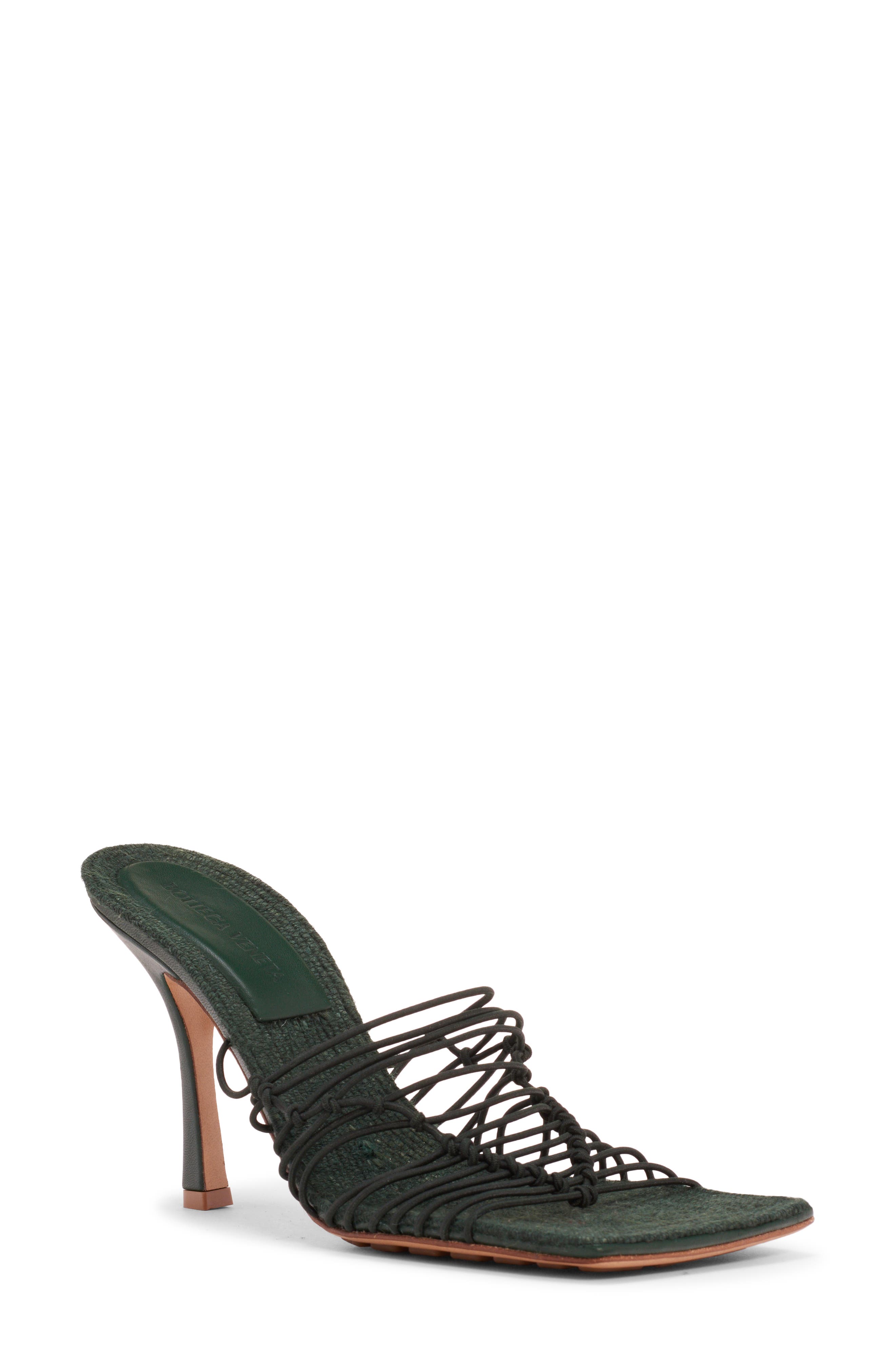 Women's Green Designer Shoes: Heels 