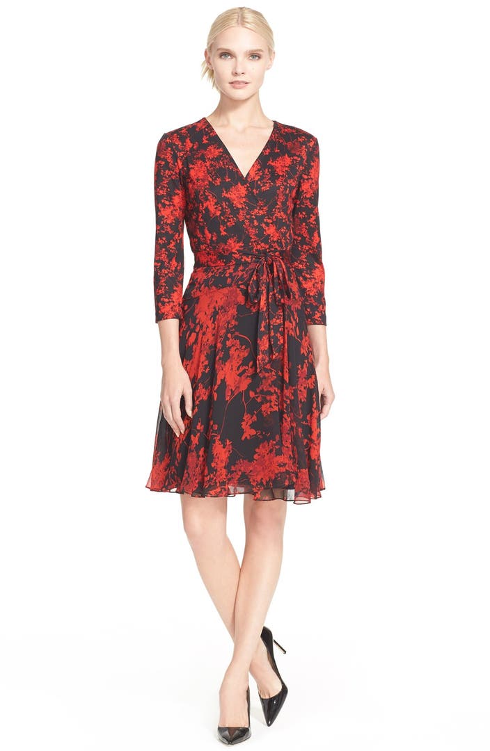 Diane von Furstenberg 'Irina' Floral Print Silk Dress | Nordstrom