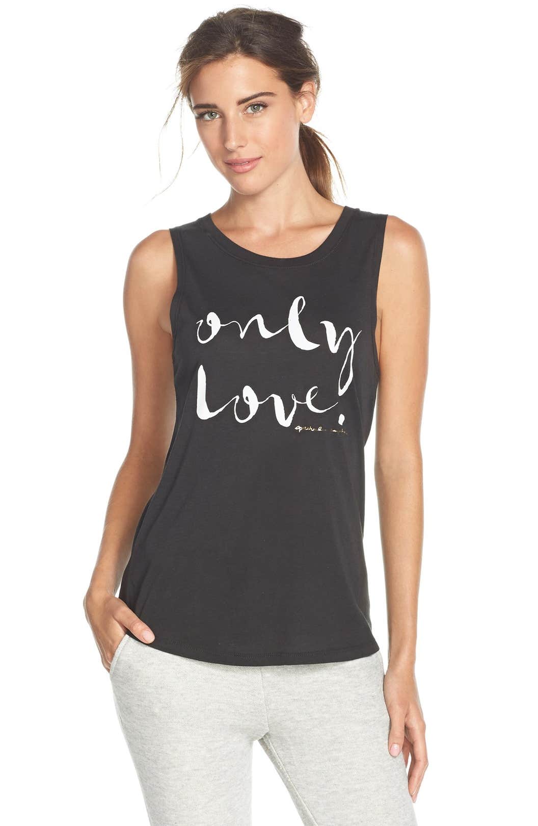 Spiritual Gangster 'Only Love' Graphic Muscle Tee | Nordstrom