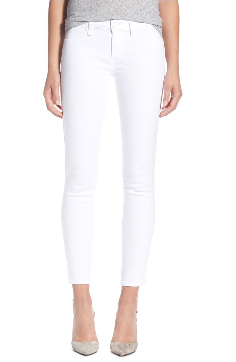 PAIGE 'Verdugo' Ankle Skinny Jeans (Ultra White) | Nordstrom