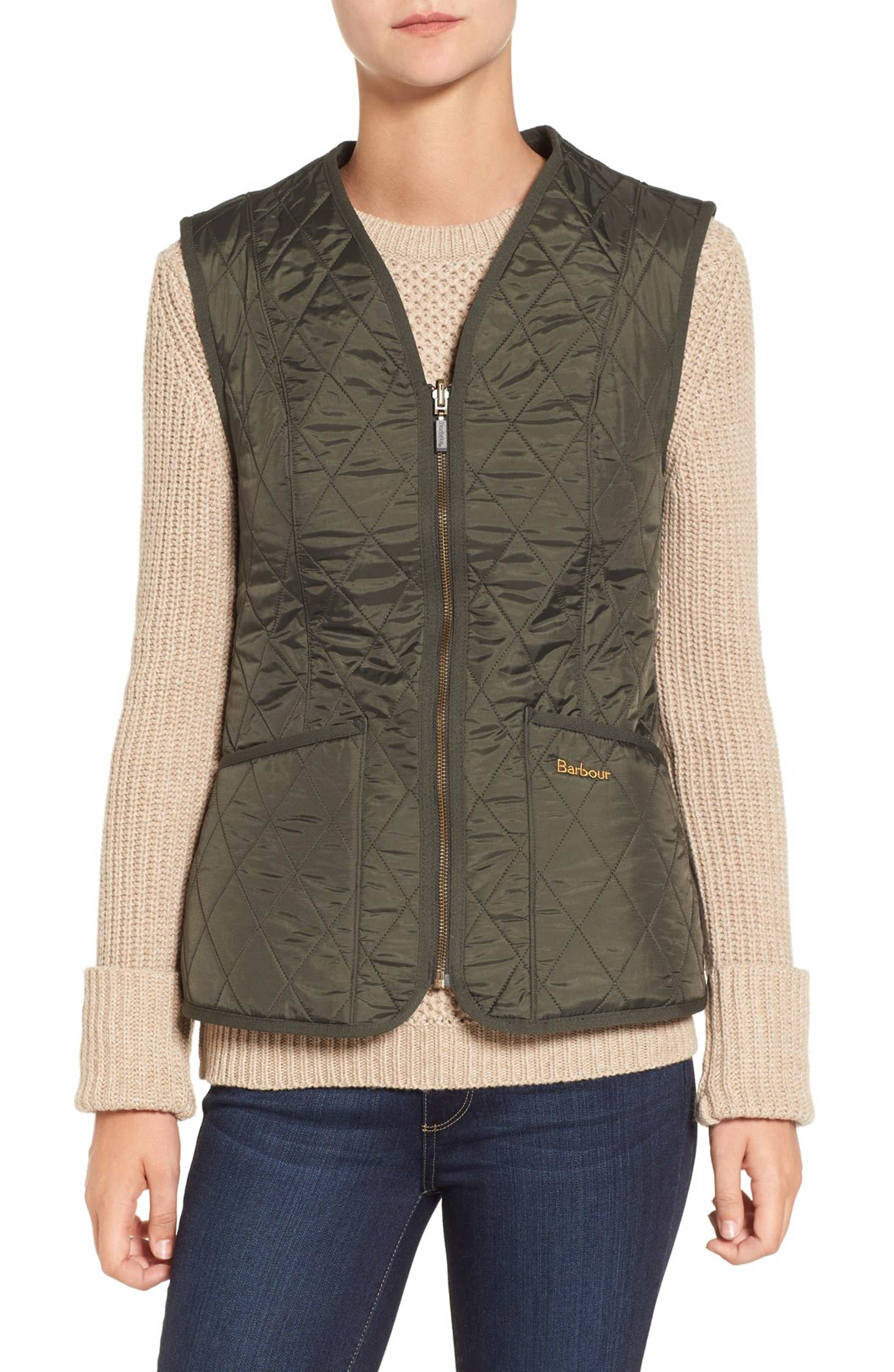 Barbour 'Betty' Fleece Lined Quilted Liner | Nordstrom