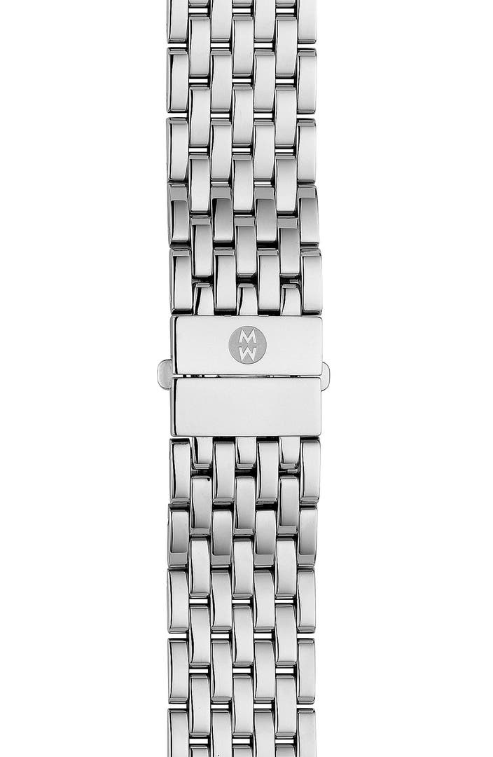 MICHELE 'Caber' 18mm Stainless Steel Watch Bracelet | Nordstrom