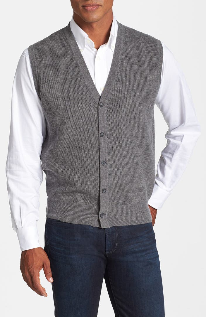 Toscano Button Front Sweater Vest | Nordstrom