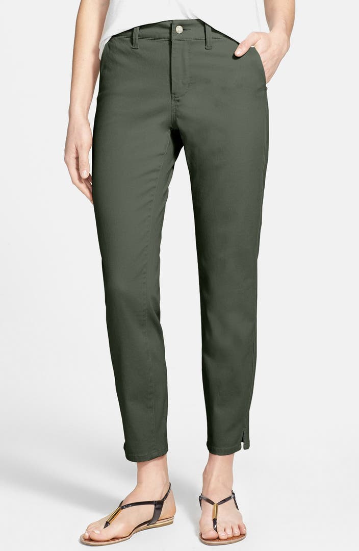 NYDJ 'Aileen' Colored Stretch Ankle Trouser Jeans (Petite) | Nordstrom