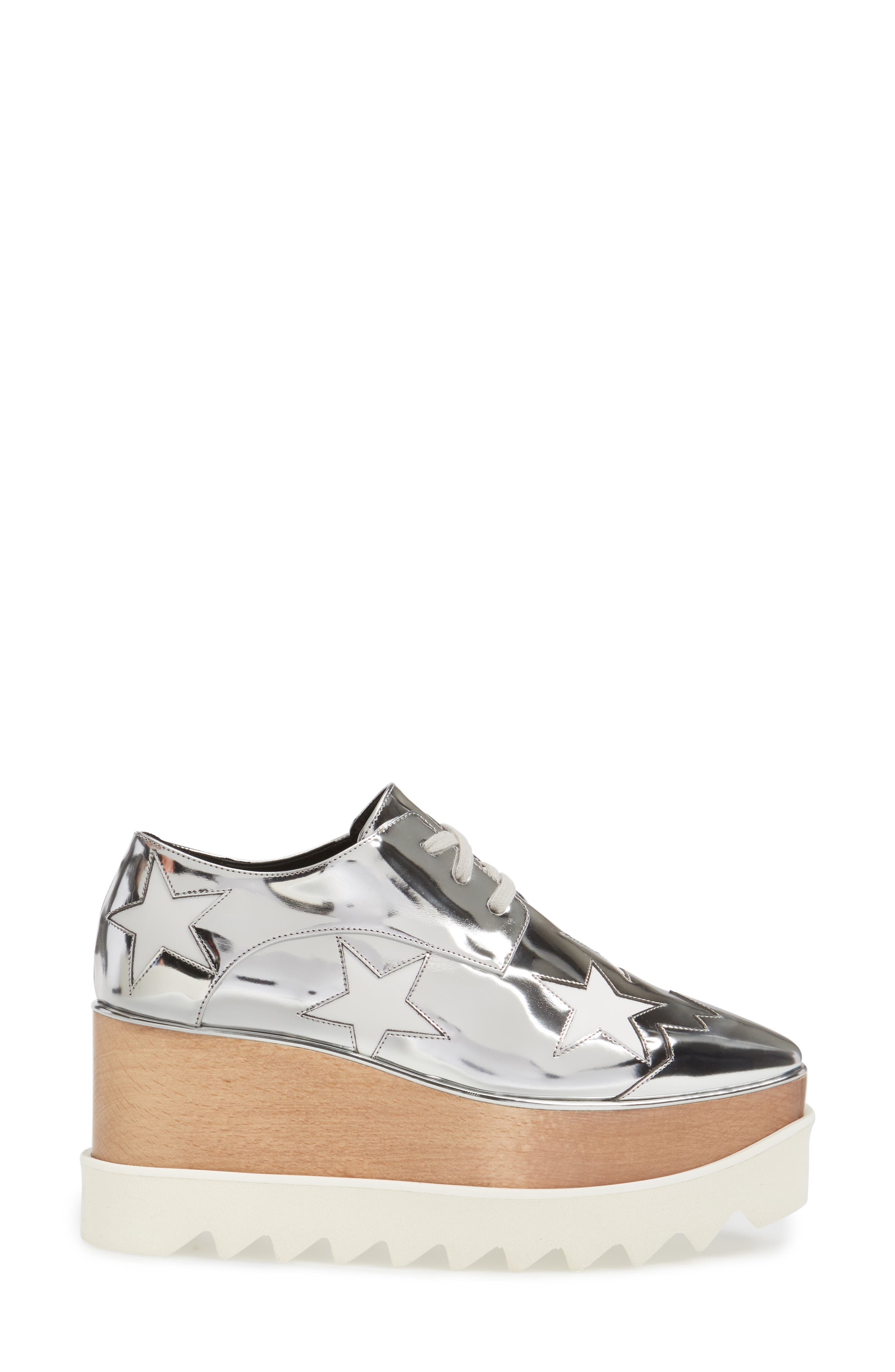 STELLA MCCARTNEY Women’S Elyse Hackney Metallic Star Platform Shoes In ...