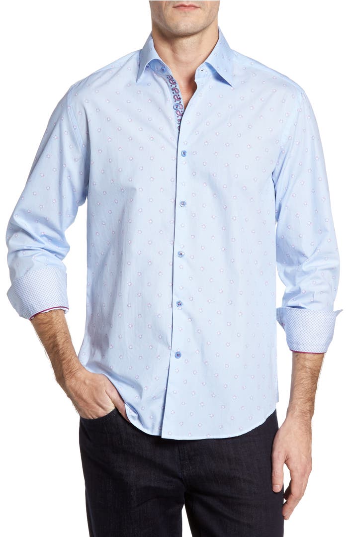 Vilebrequin 'Carrix' Trim Fit Stripe Linen Shirt | Nordstrom