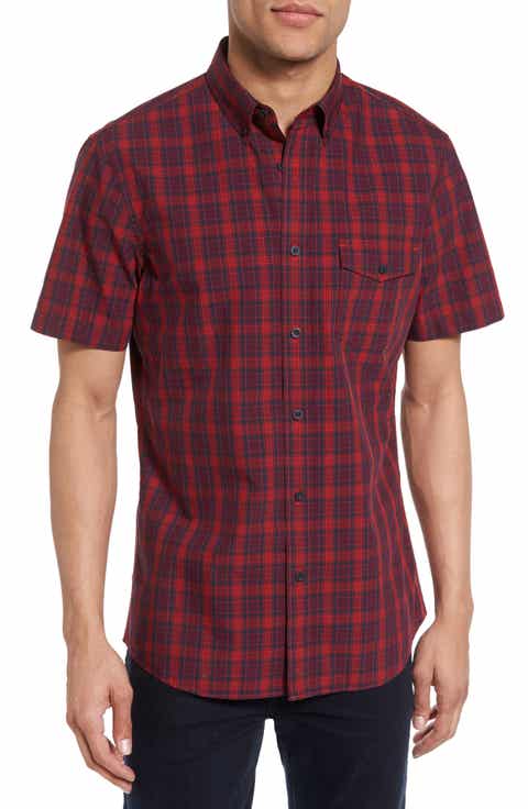 Shirts for Men, Men's Red Check & Plaid Shirts | Nordstrom