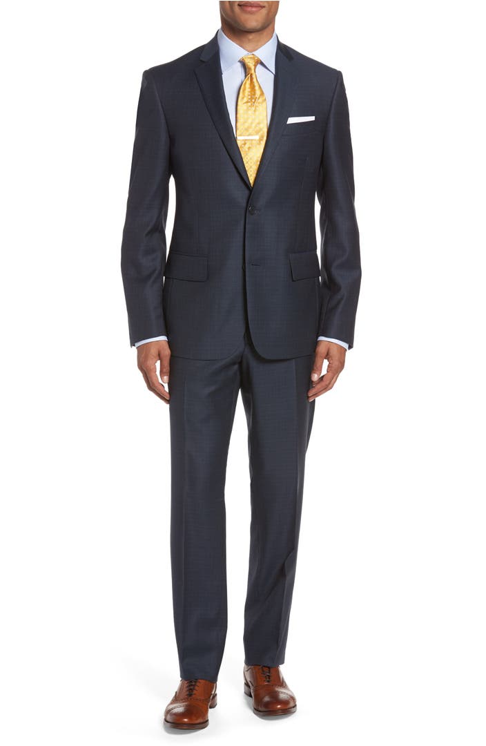 Nordstrom Men's Shop Classic Fit Check Wool Suit | Nordstrom