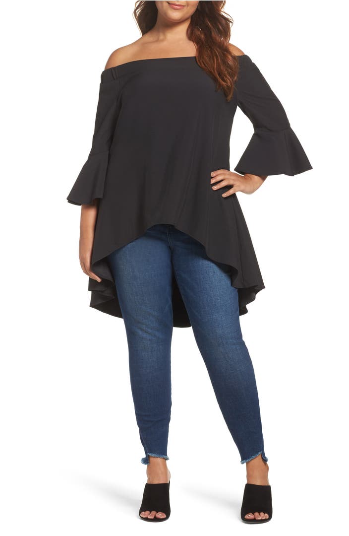 Glamorous Off the Shoulder Tunic (Plus Size) | Nordstrom