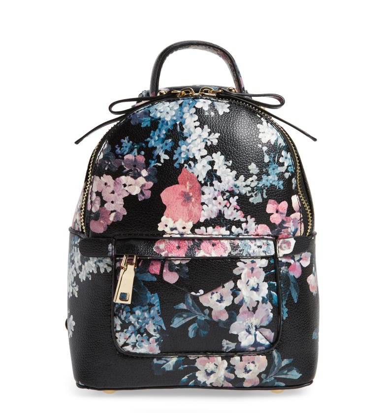 BP. Mini Floral Faux Leather Mini Backpack | Nordstrom