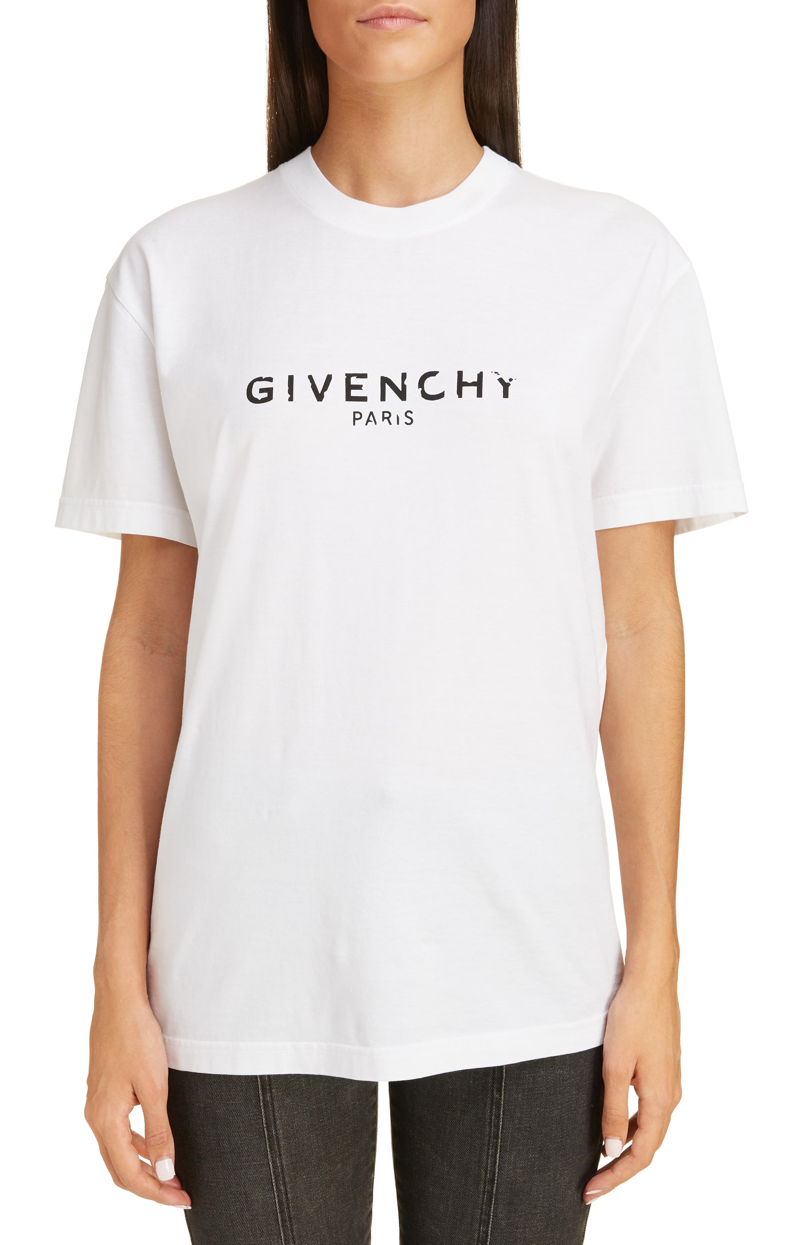 givenchy t shirt women's white