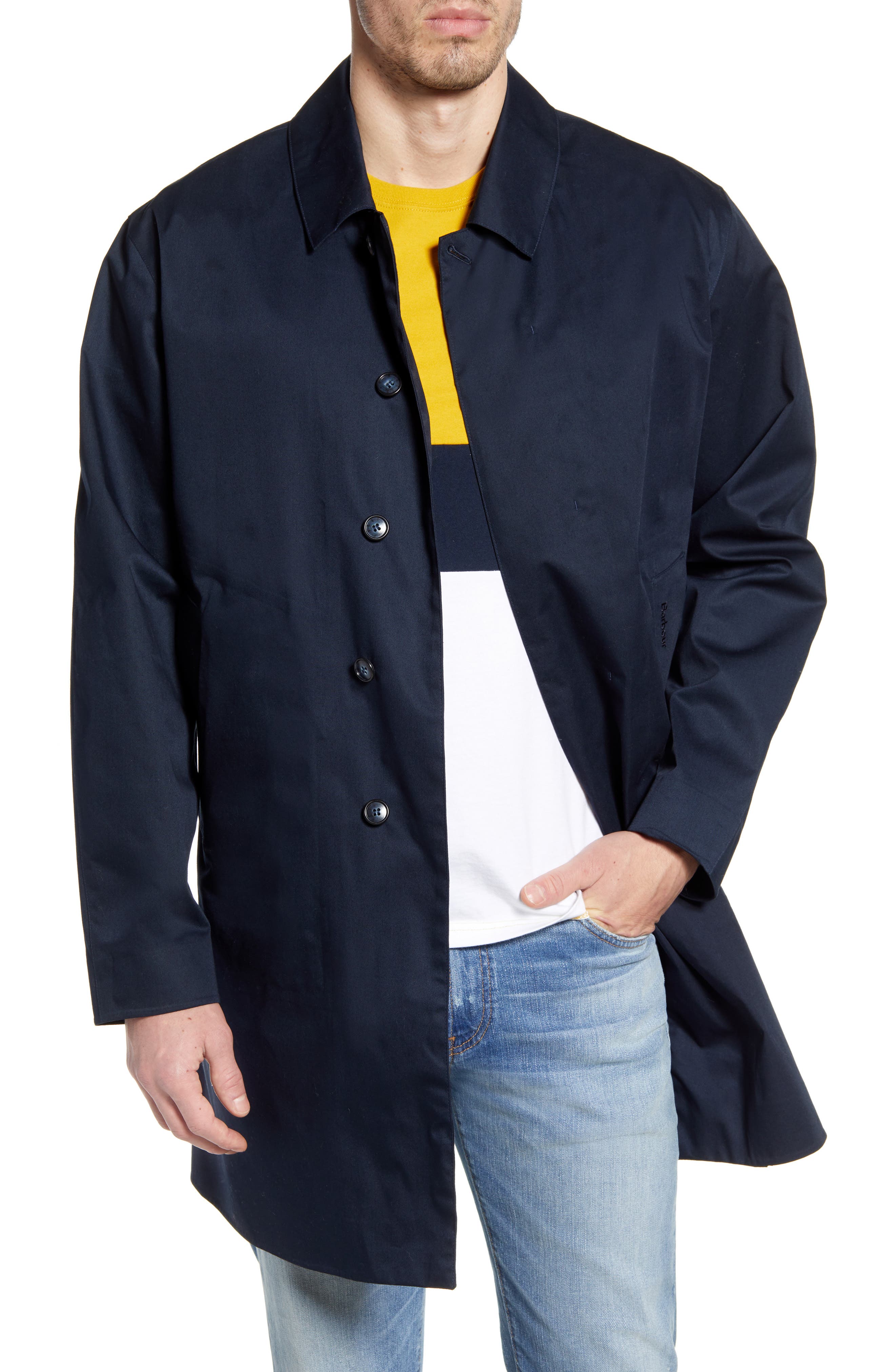 navy blue barbour jacket mens