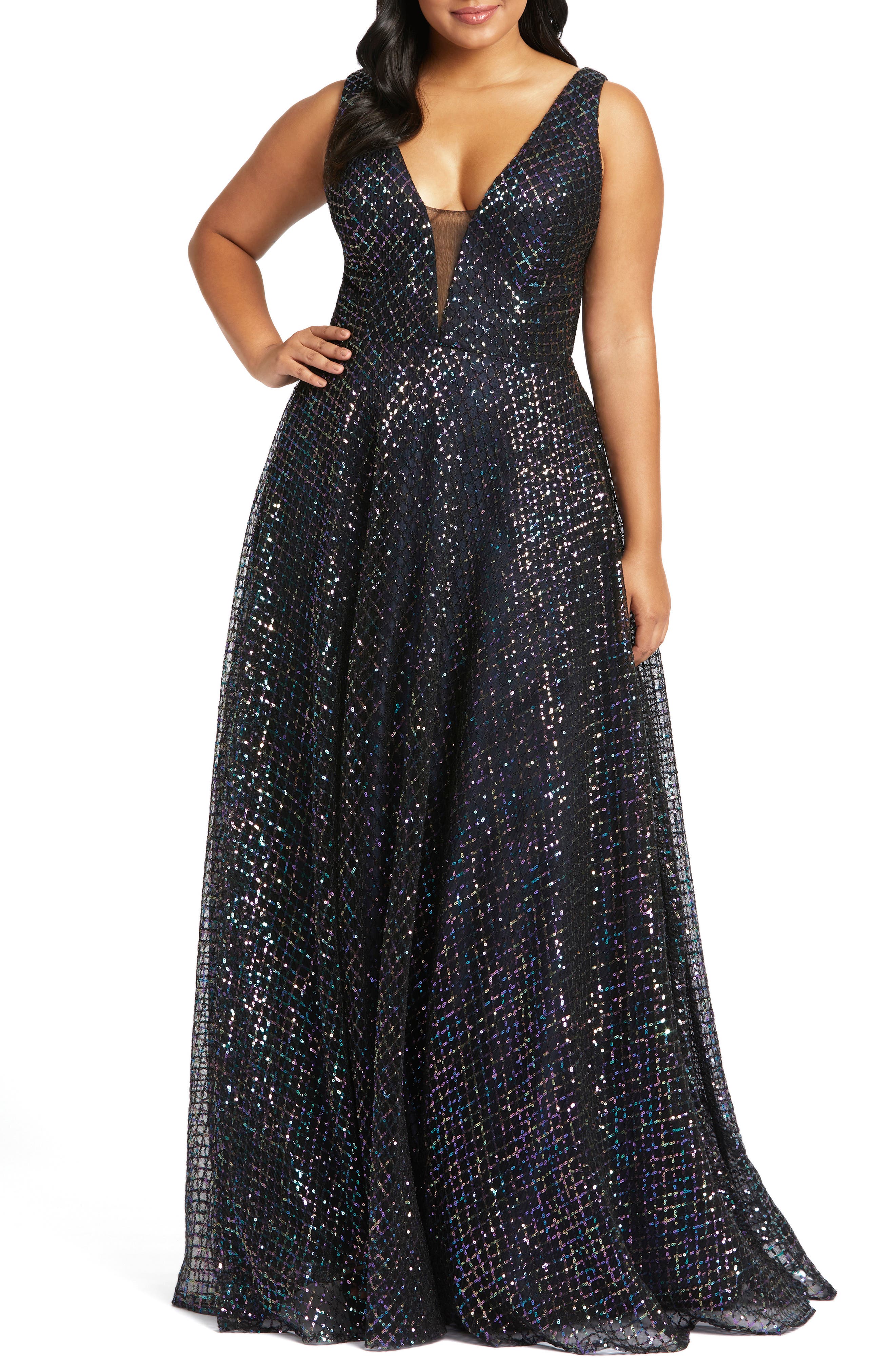 cocktail and party mac duggal plus size dresses