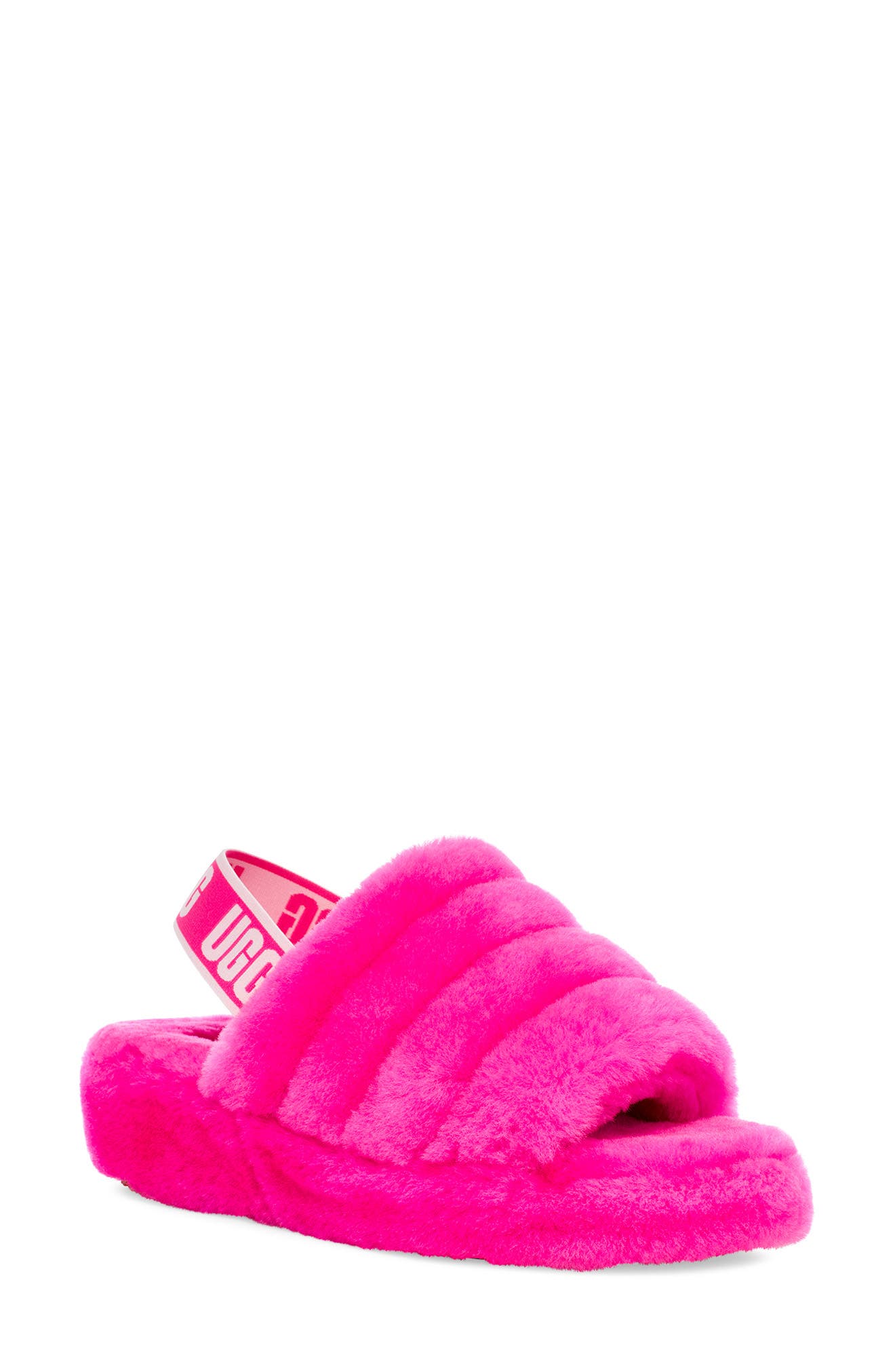 beverly pink ugg slides