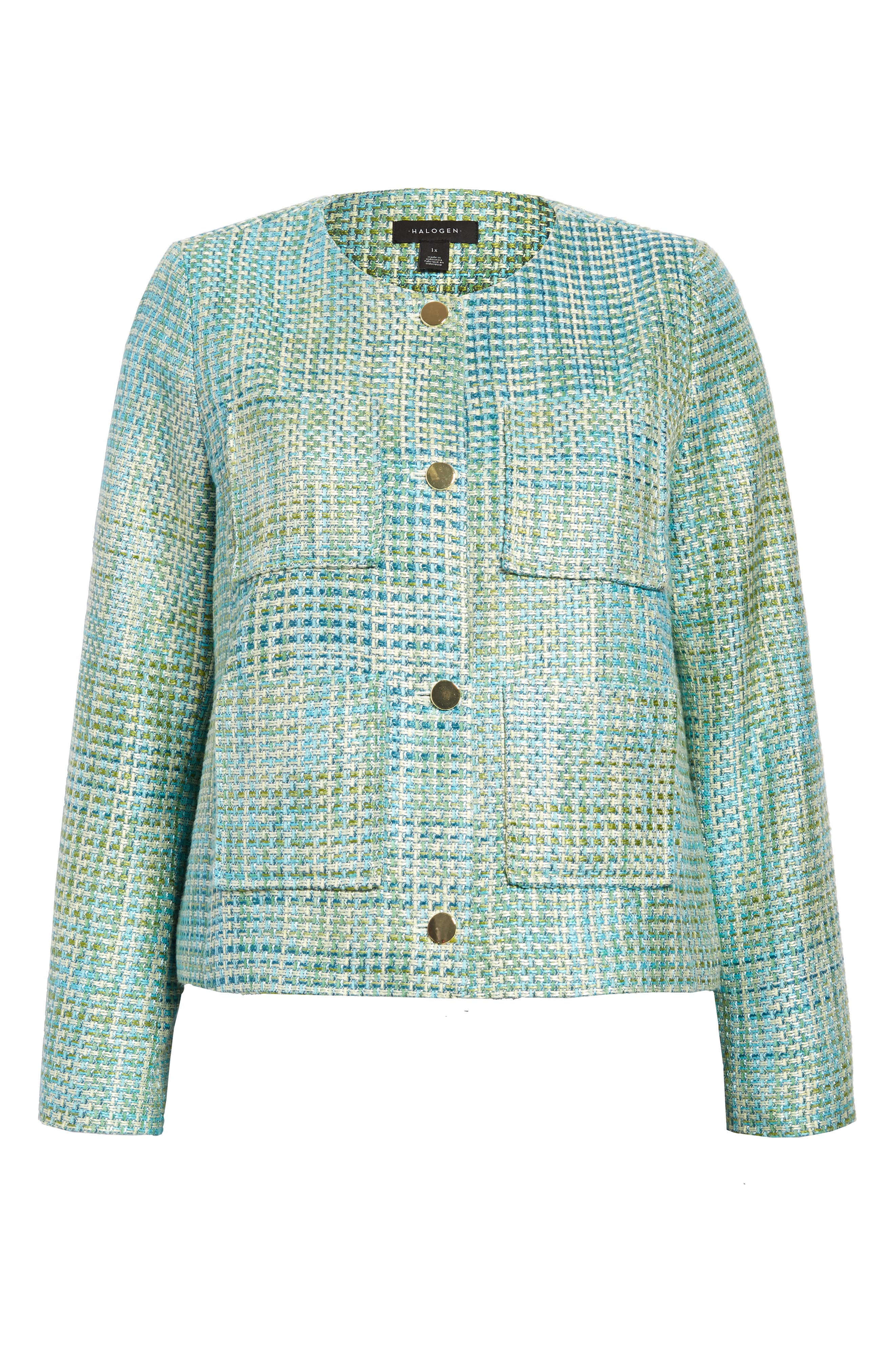 ladies plus size tweed jacket