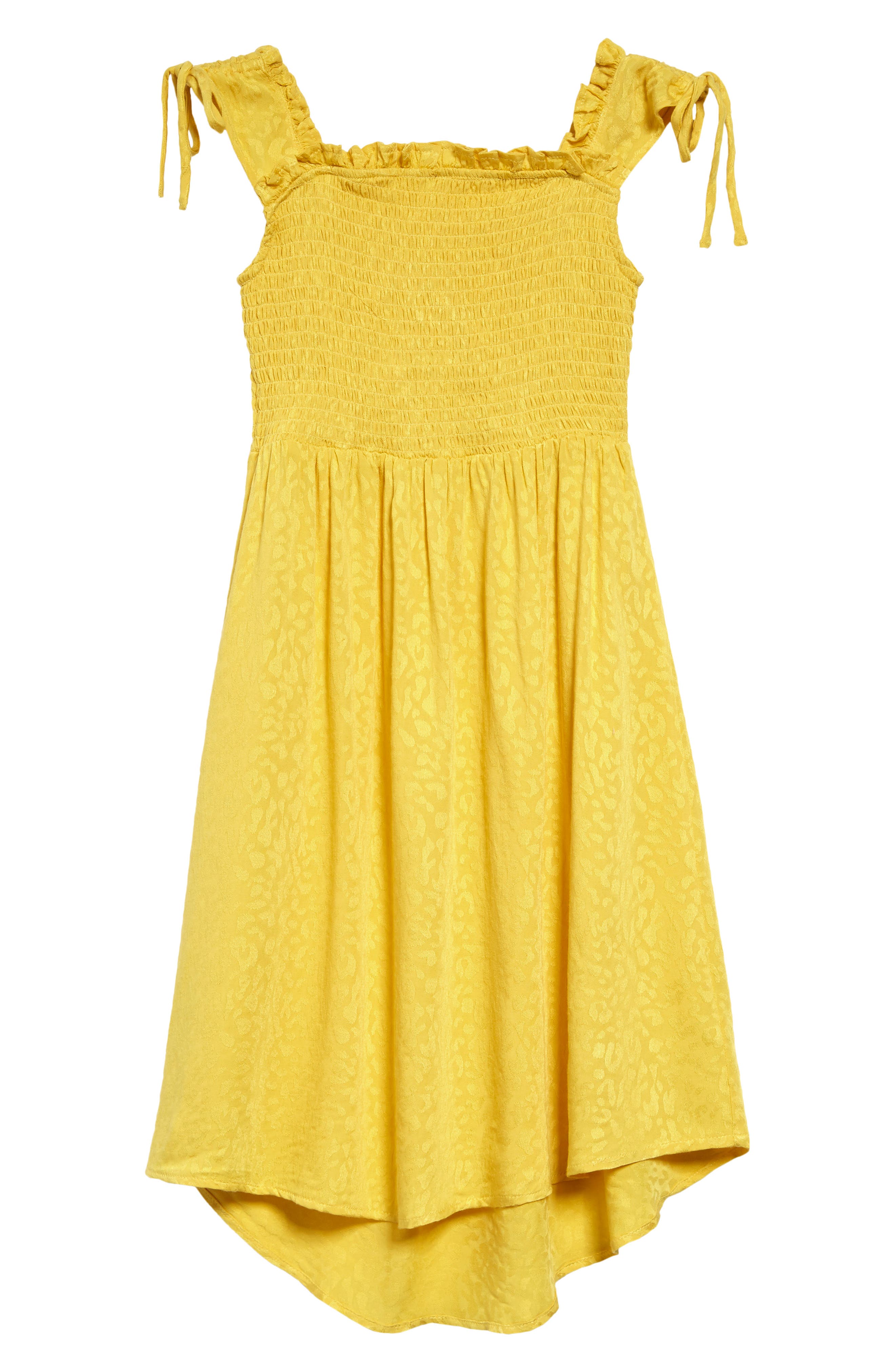 big girls yellow dress