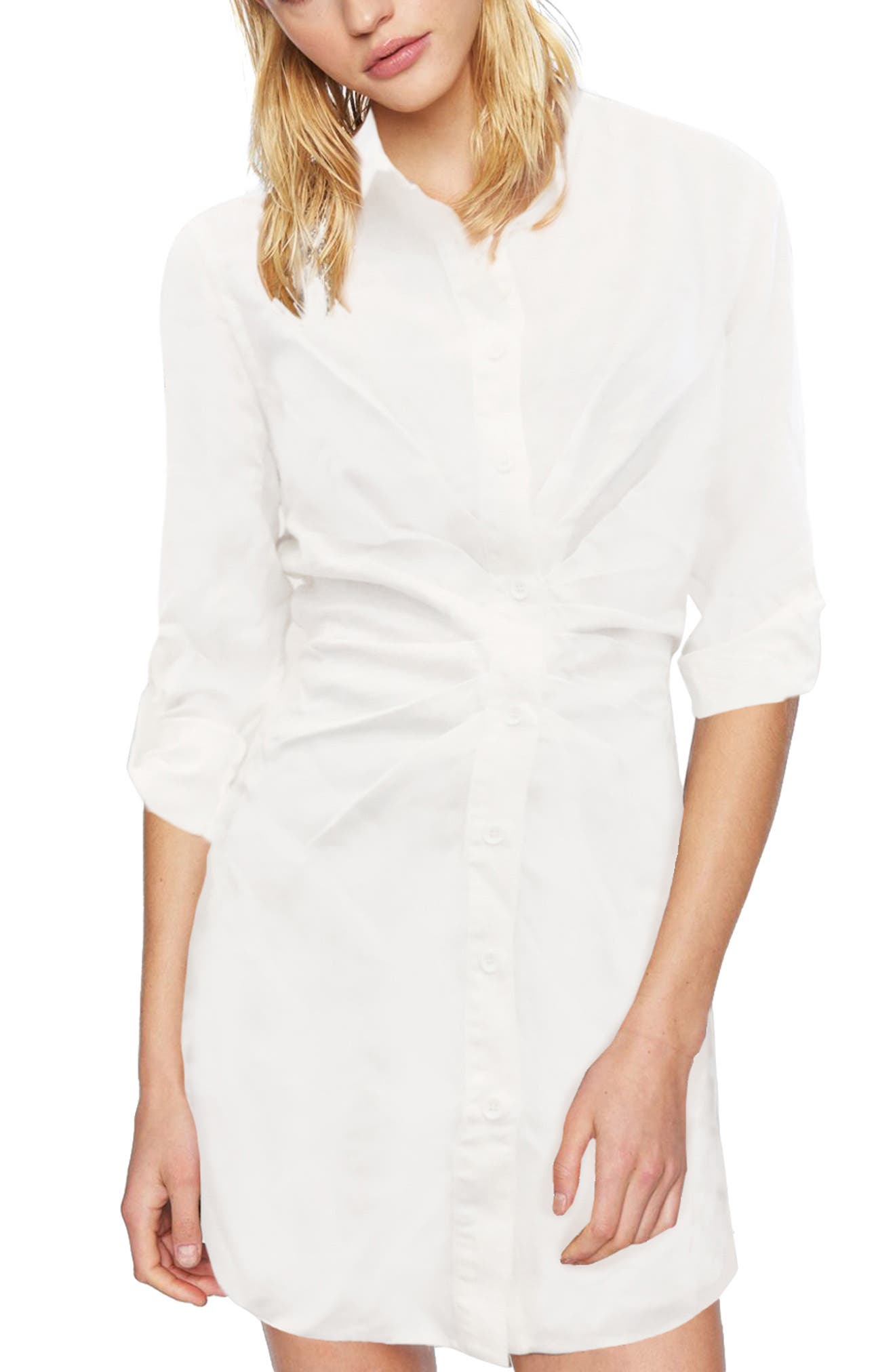 Pam & Gela Womens Shirt with Back Pleating 