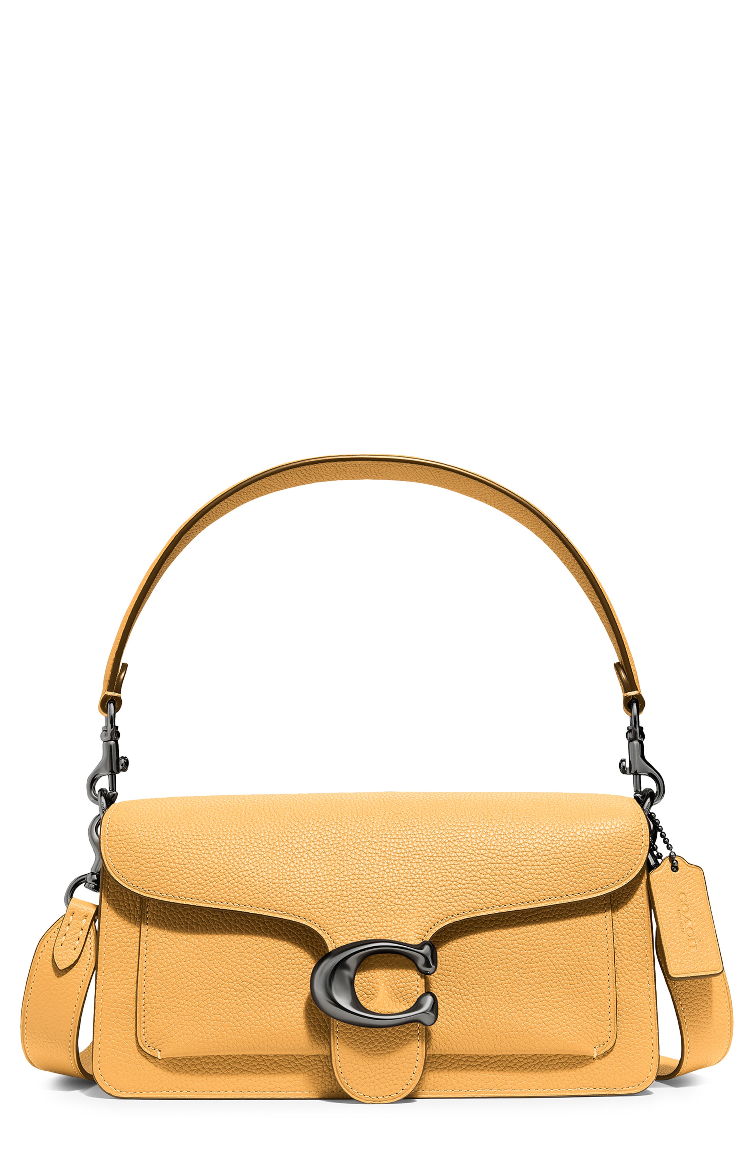 coach yellow flower purse