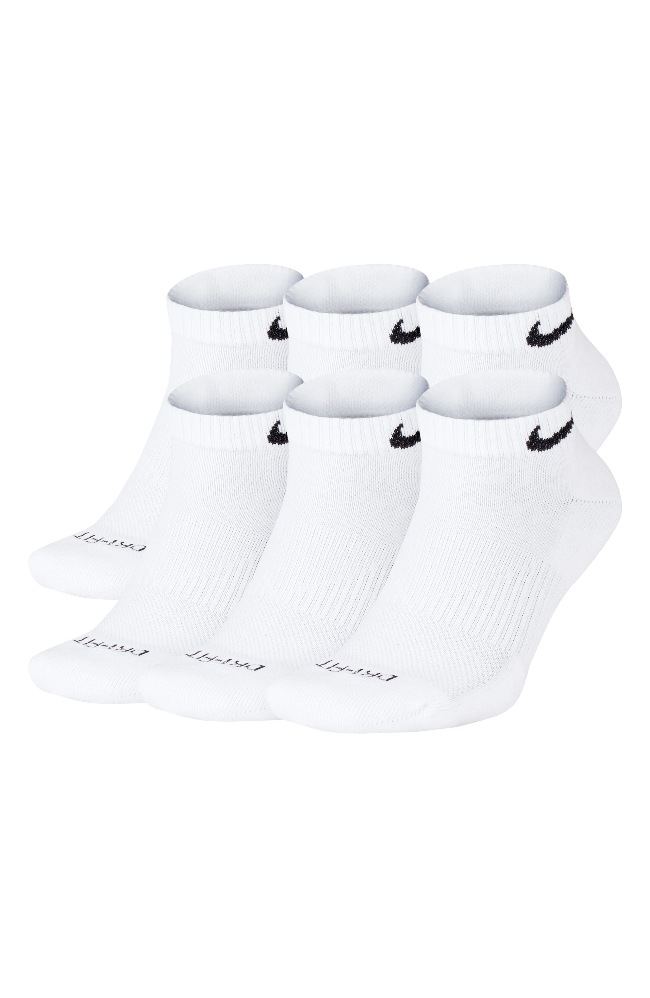 low white nike socks