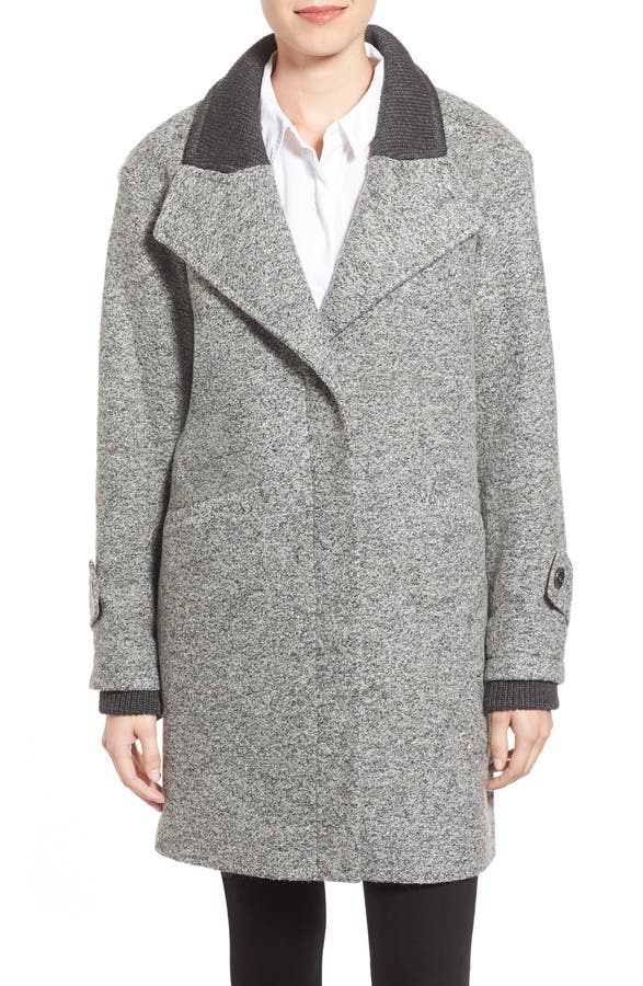 French Connection Tweed Boyfriend Coat | Nordstrom