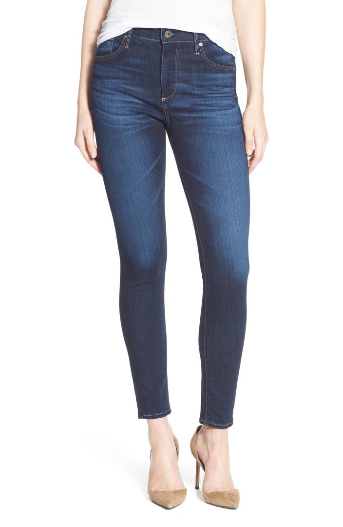 AG 'The Farrah' High Rise Crop Skinny Jeans | Nordstrom