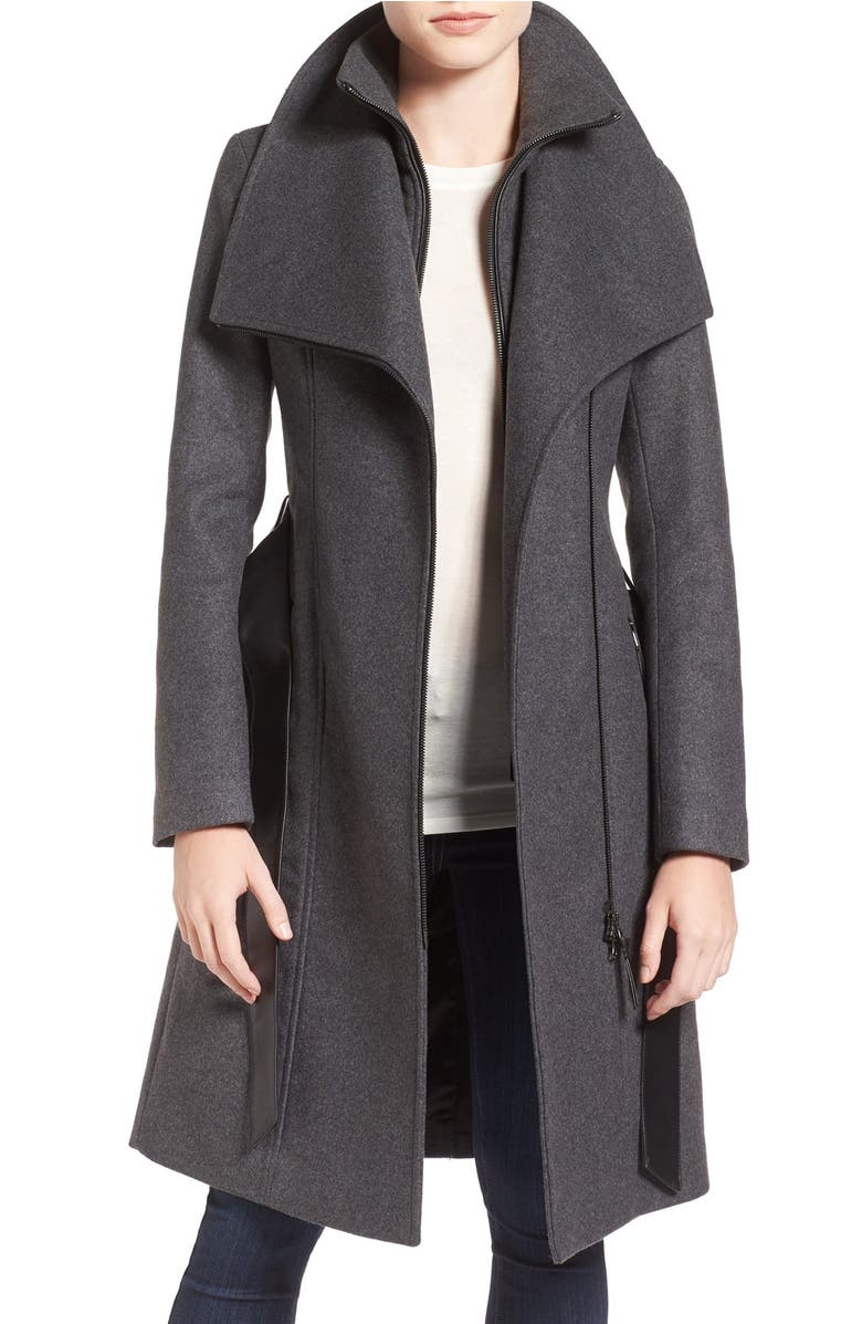 Mackage Nori Belted Wool Blend Coat | Nordstrom