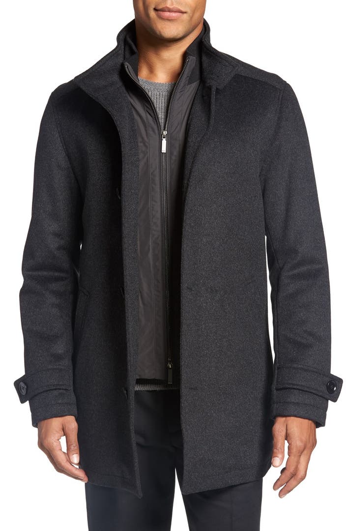 BOSS 'Camlow' Wool & Cashmere Car Coat | Nordstrom