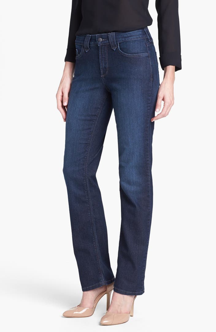 NYDJ 'Hayden' Stretch Straight Leg Jeans (Petite) | Nordstrom