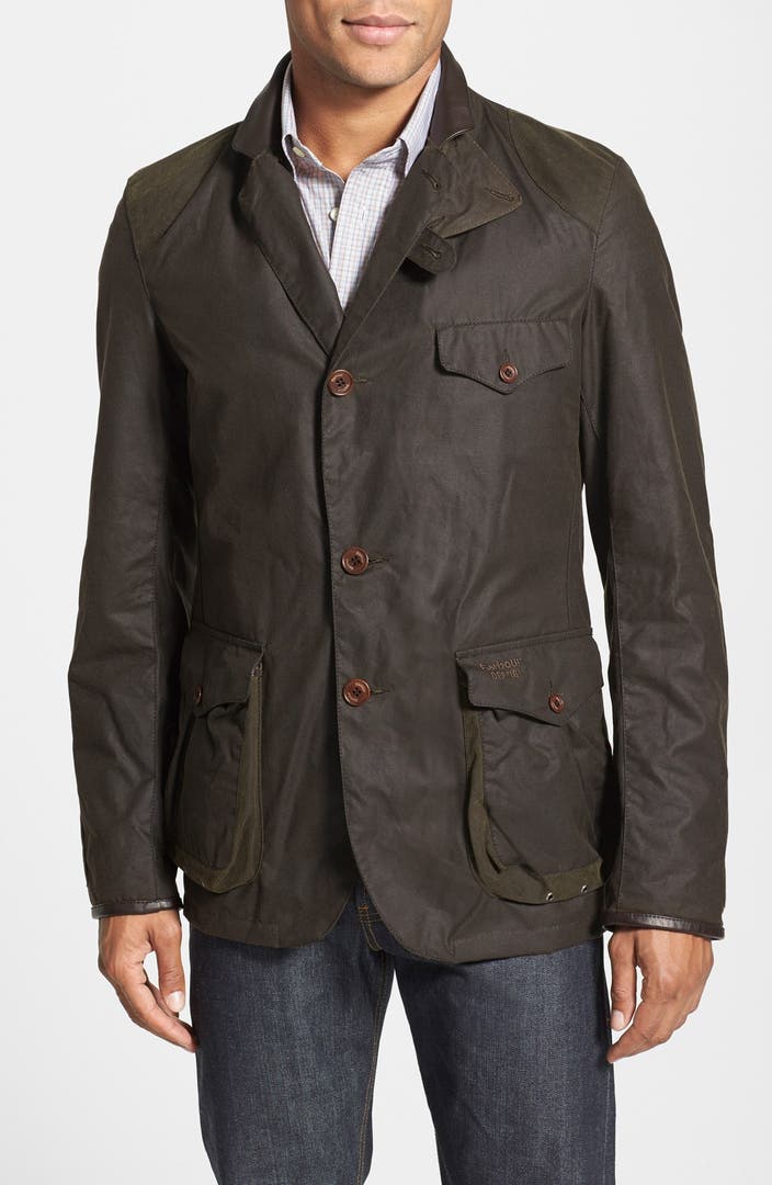 Barbour 'Beacon' Slim Fit Waxed Cotton Sport Jacket | Nordstrom