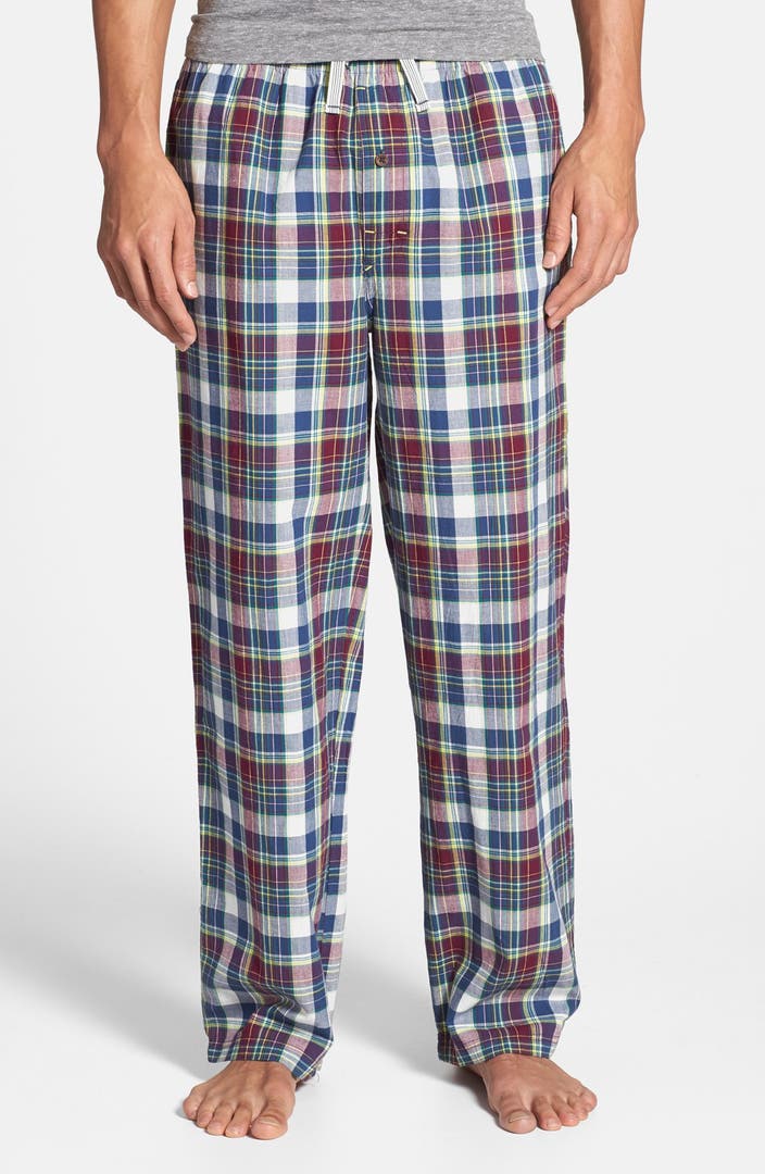 Tommy Bahama Plaid Yarn Dyed Cotton Lounge Pants | Nordstrom