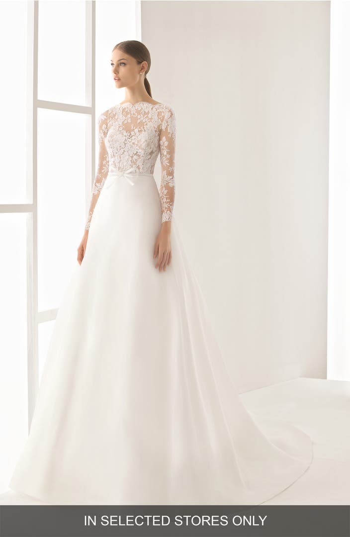 Long Sleeve Lace Wedding Dress 5