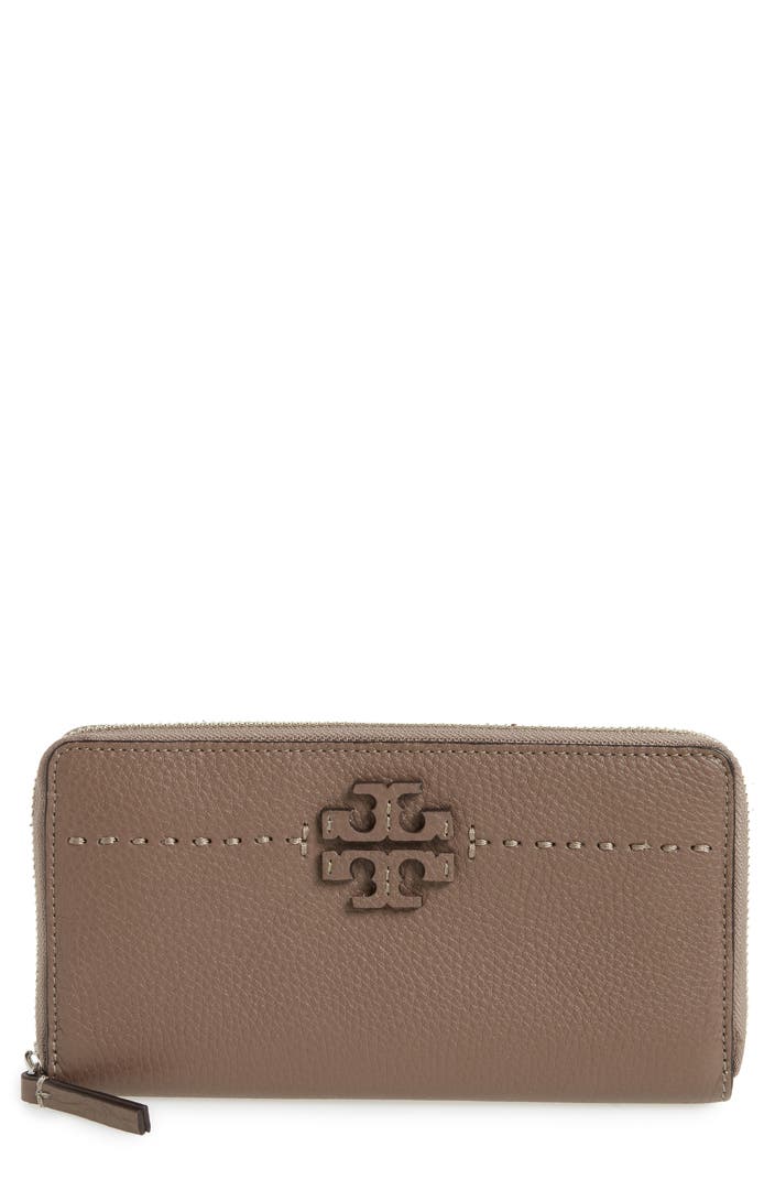 Tory Burch McGraw Leather Continental Zip Wallet | Nordstrom