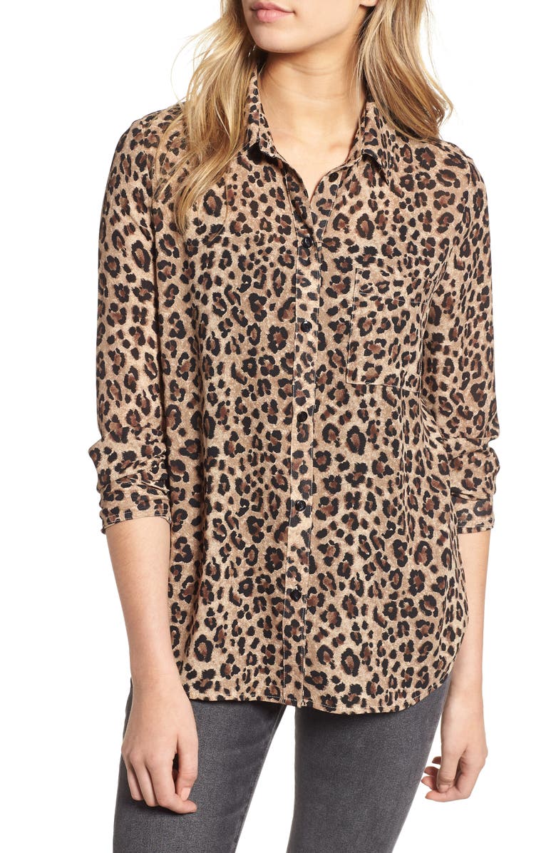 Leopard Print Shirt | Nordstrom
