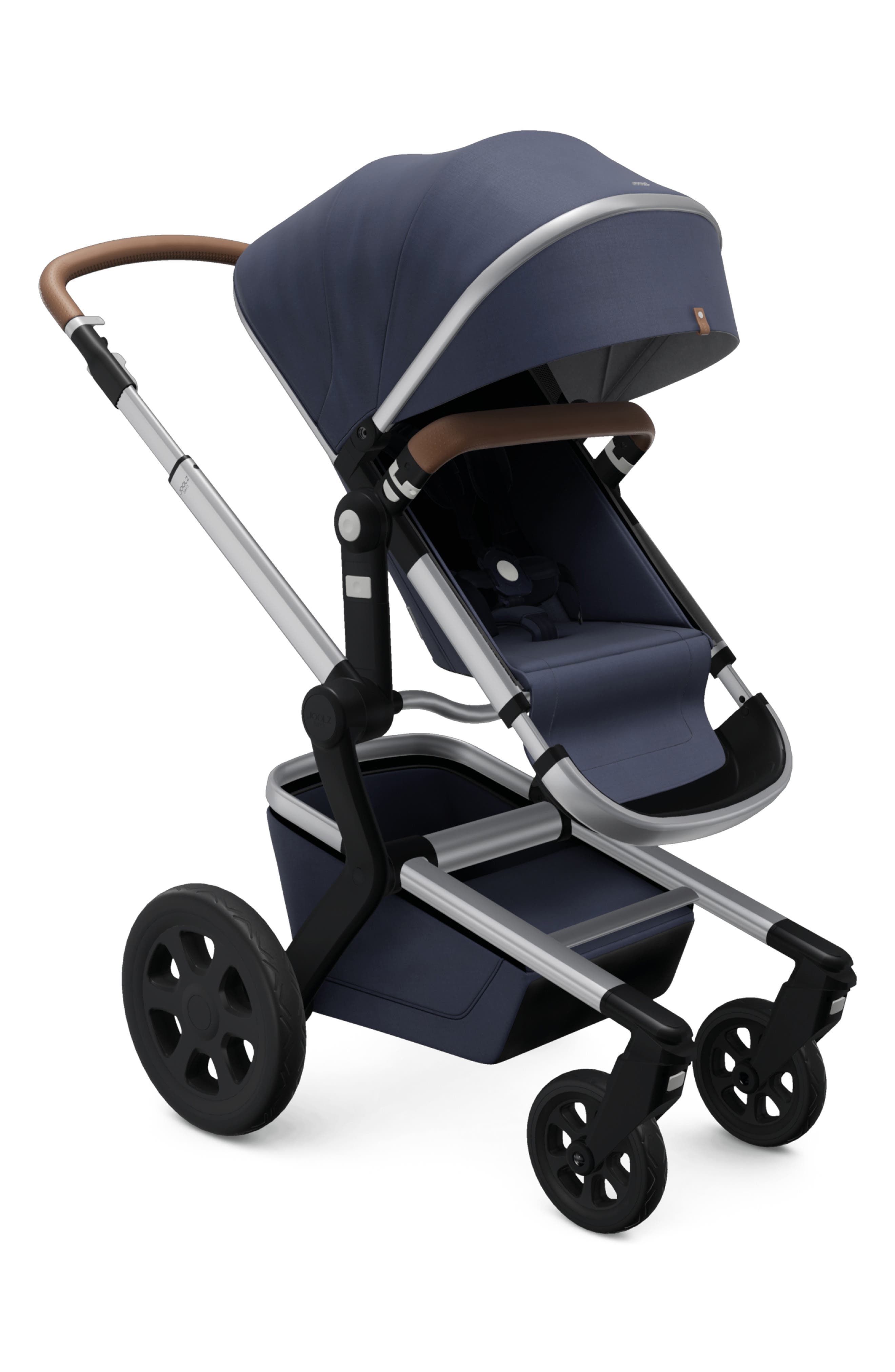infant car seat with stroller attached