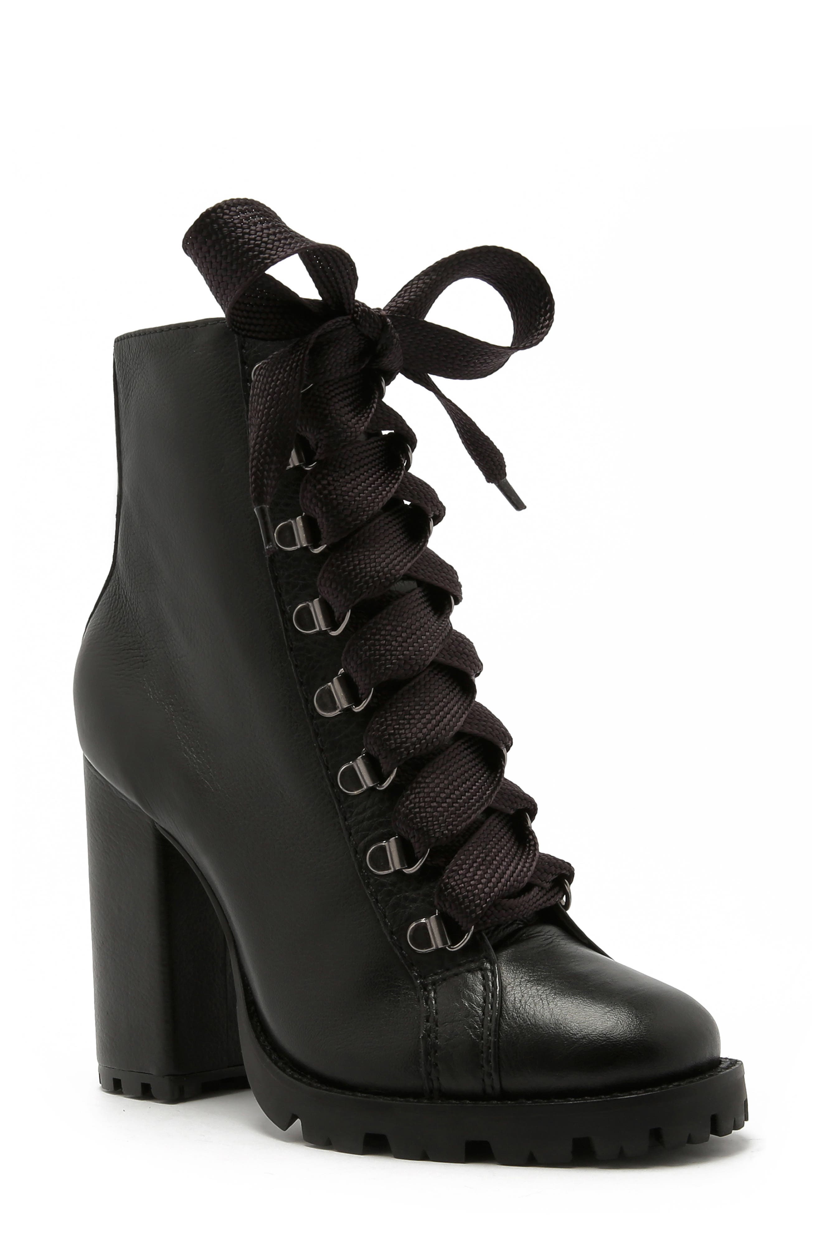 ladies flat patent boots