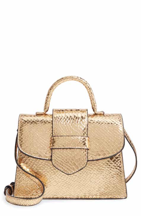 gold metallic handbags | Nordstrom