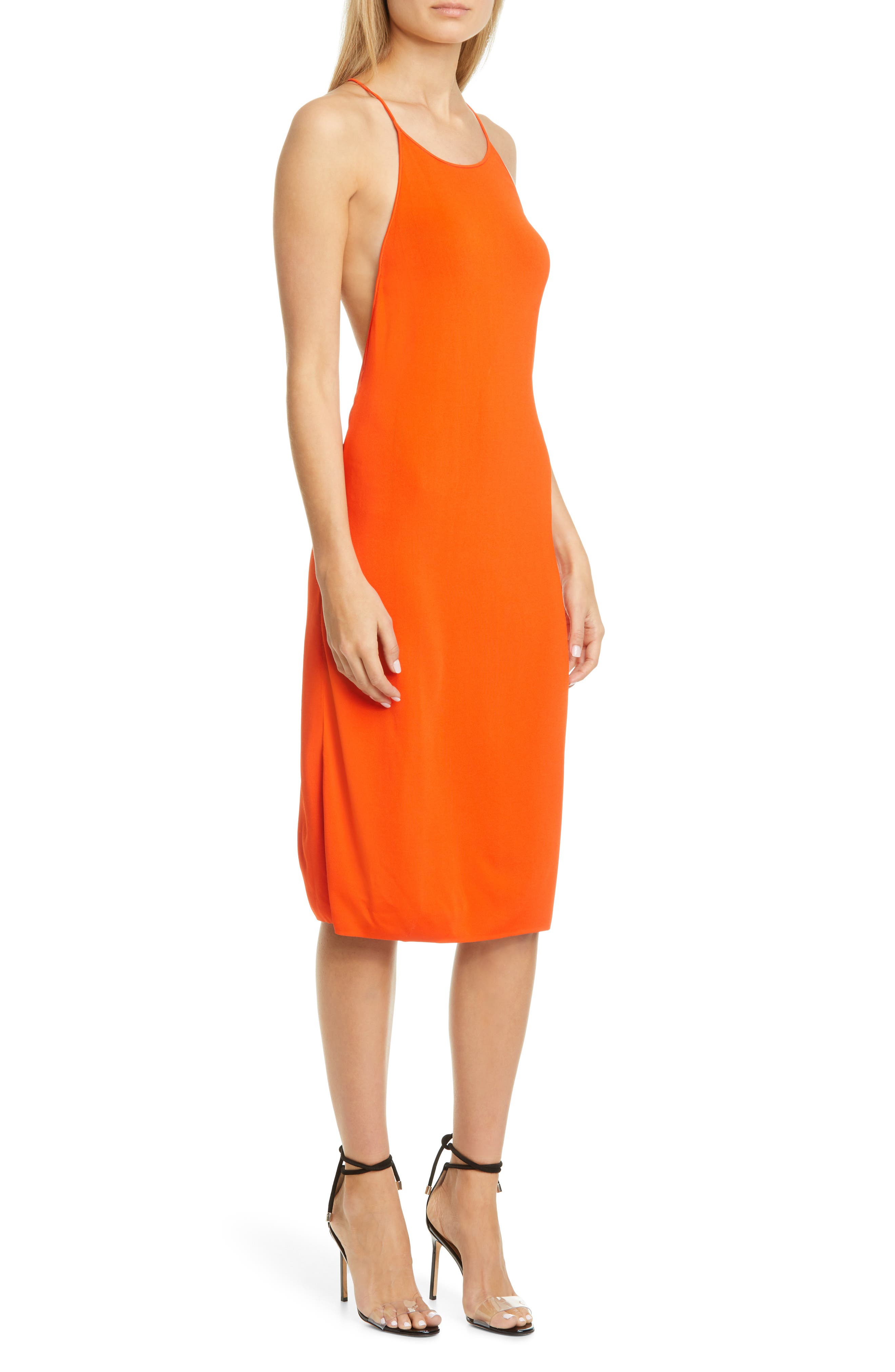 nordstrom orange dress