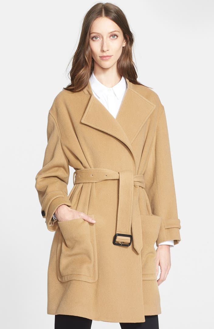 Burberry London 'Heronsby' Wool & Cashmere Wrap Coat | Nordstrom