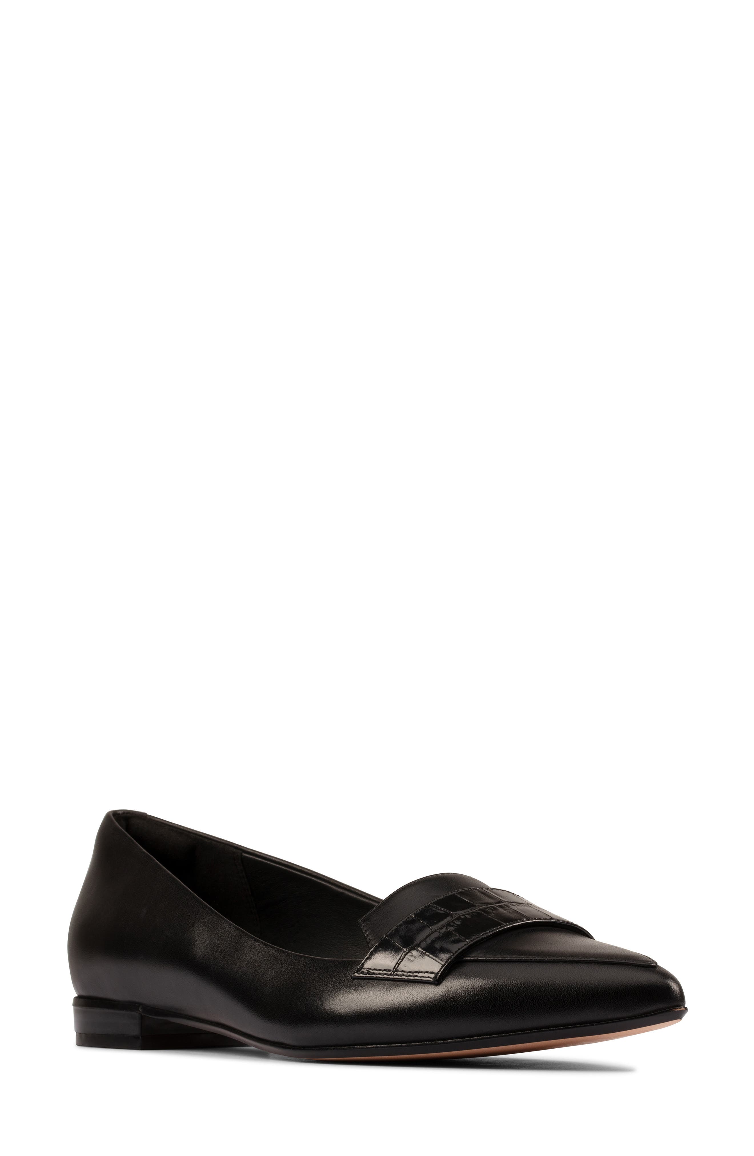 clarks pointed flats