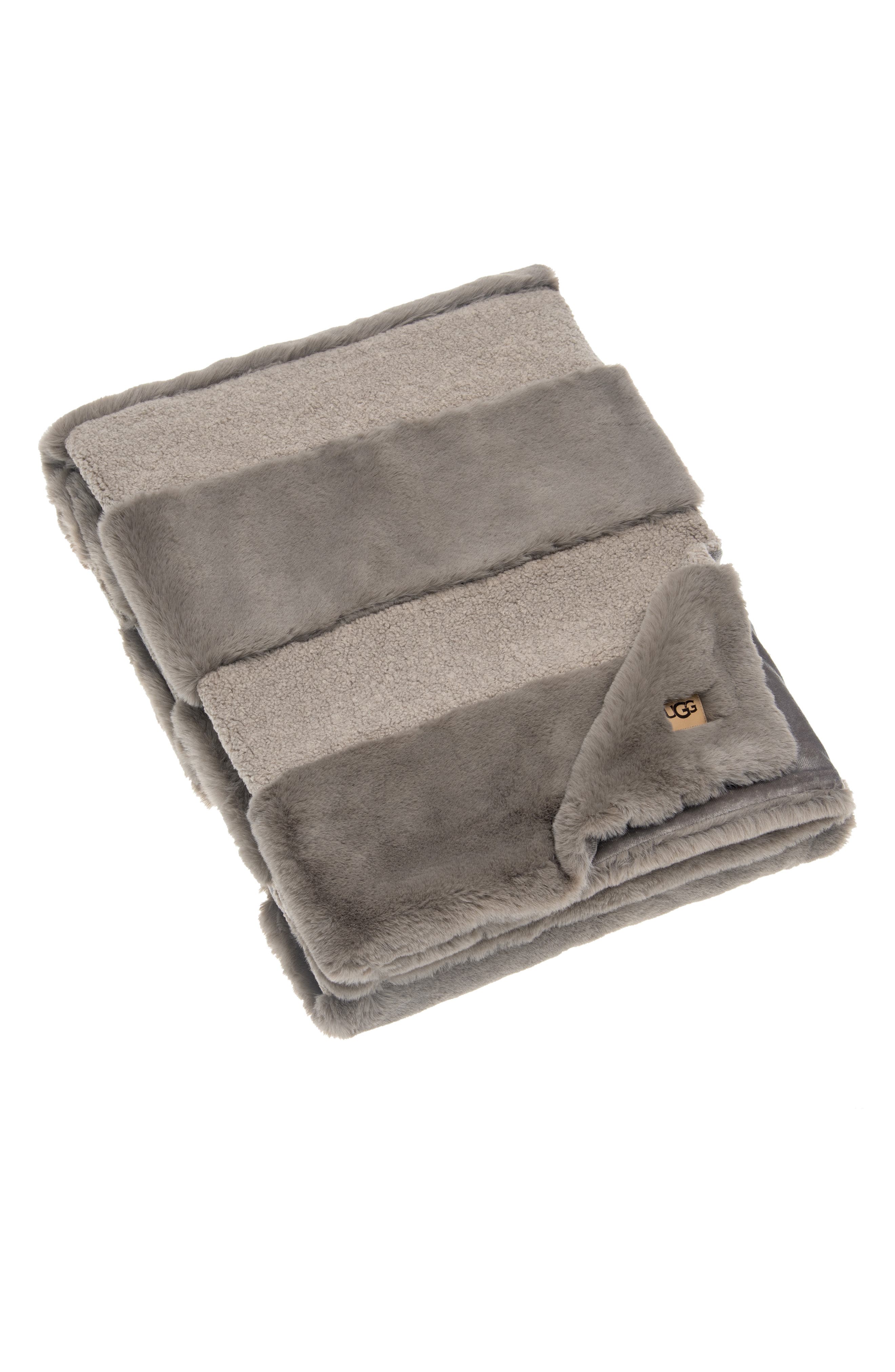 grey ugg blanket