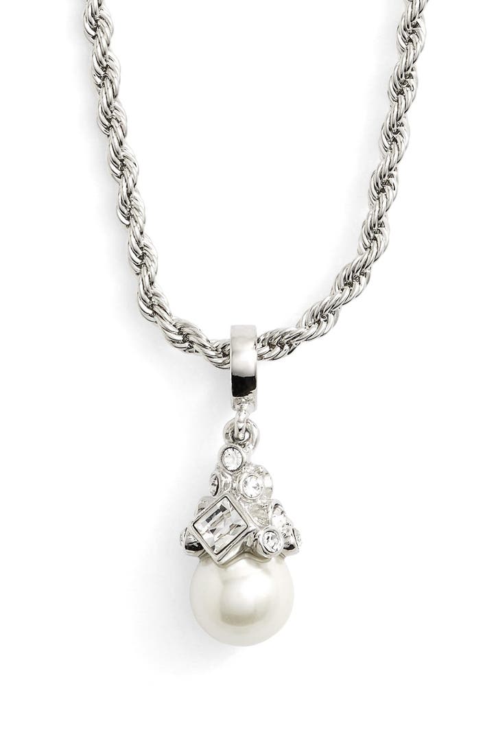 Givenchy Imitation Pearl Pendant Necklace | Nordstrom