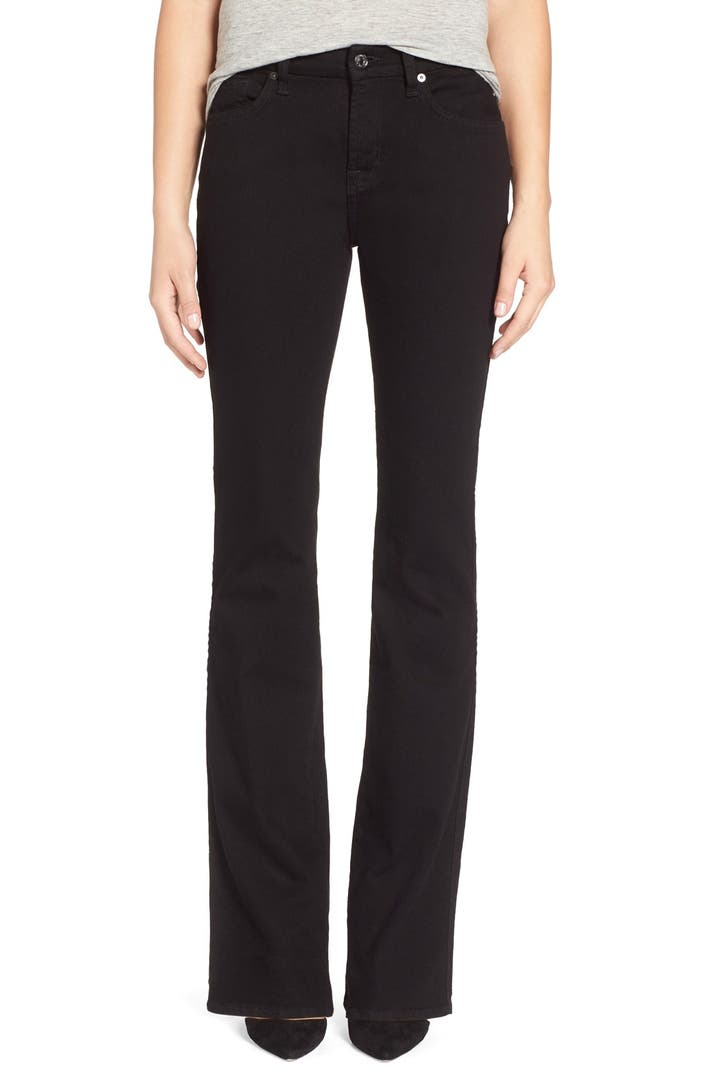 7 For All Mankind® 'Kimmie' Bootcut Jeans (Black) | Nordstrom