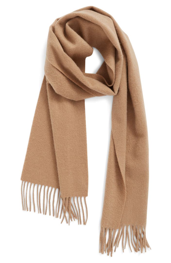 Nordstrom Solid Woven Cashmere Scarf | Nordstrom