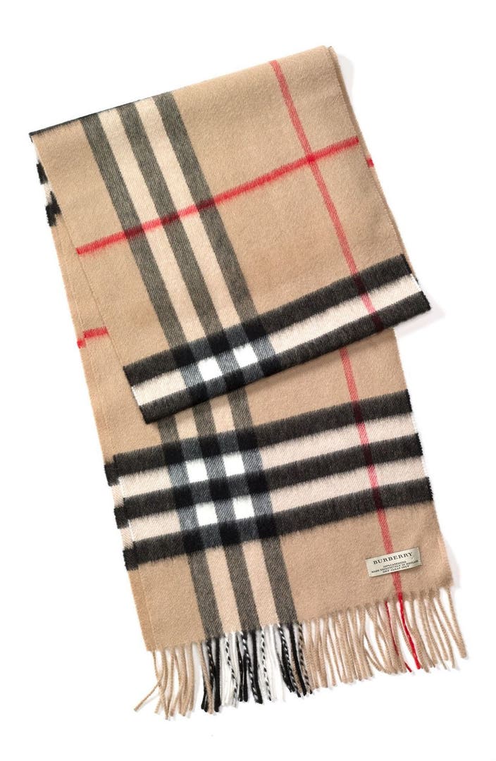 Burberry Heritage Check Cashmere Scarf | Nordstrom